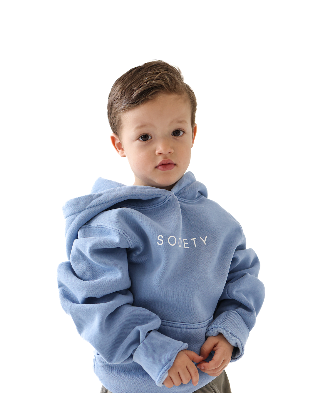 Cagoule bleue enfant